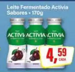 Rede Supermarket Leite fermentado Activia sabores oferta