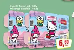 Rede Supermarket Iogurte Trevo Hello Kitty Morango Bandeja oferta