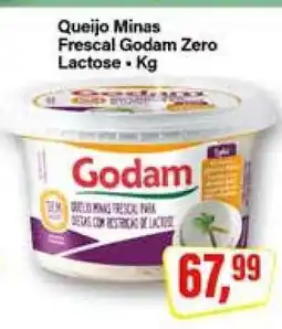 Rede Supermarket Queijo Minas Frescal Godam Zero Lactose oferta