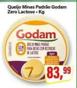 Rede Supermarket Queijo Minas Padrão Godam Zero Lactose oferta