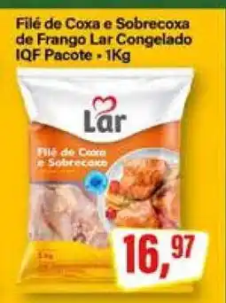 Rede Supermarket Filé de Coxa e Sobrecoxa de Frango Lar Congelado IQF Pacote oferta
