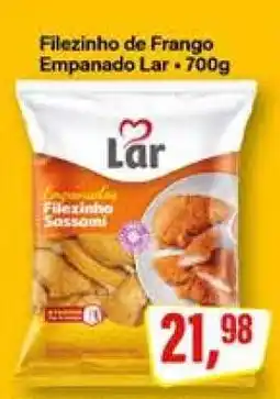 Rede Supermarket Filezinho de Frango Empanado Lar oferta