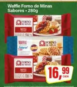 Rede Supermarket Waffle Forno de Minas Sabores oferta
