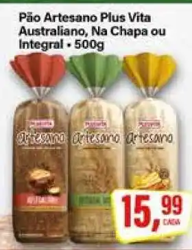 Rede Supermarket Pão Artesano Plus Vita oferta