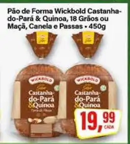 Rede Supermarket Pão de Forma Wickbold Castanha-do-Pará & Quinoa oferta