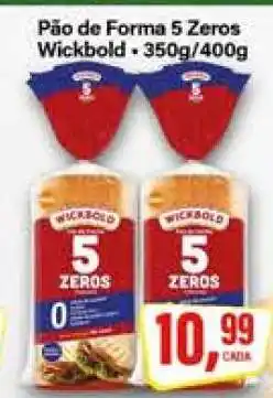 Rede Supermarket Pão de Forma 5 Zeros Wickbold oferta