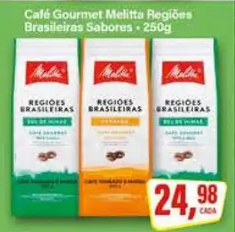 Rede Supermarket Café Gourmet Melitta Regioes Brasileiras Sabores oferta