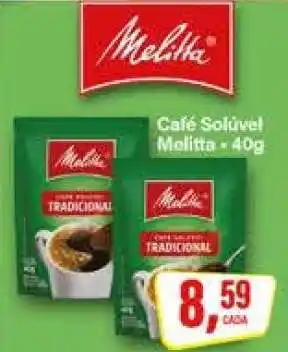 Rede Supermarket Café Solúvel Melitta oferta