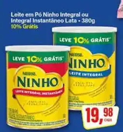Rede Supermarket Leite em Pó Ninho Integral ou Integral Instantâneo Lata oferta