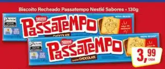 Rede Supermarket Biscoito Recheado Passatempo Nestlé Sabores oferta