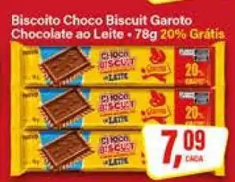 Rede Supermarket Biscoito Choco Biscuit Garoto oferta