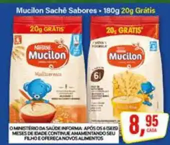 Rede Supermarket Mucilon Sachê Sabores oferta