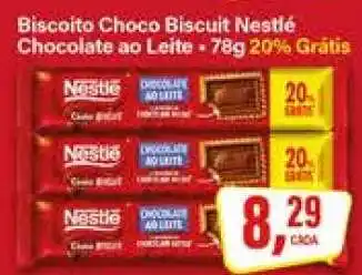 Rede Supermarket Biscoito Choco Biscuit Nestlé oferta