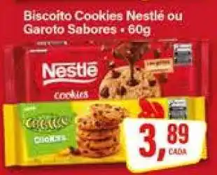 Rede Supermarket Biscoito Cookies Nestlé ou Garoto Sabores oferta