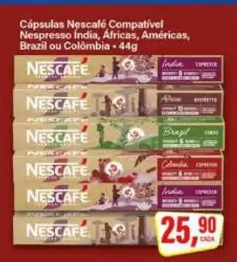 Rede Supermarket Cápsulas Nescafé Compatível Nespresso oferta