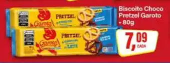 Rede Supermarket Biscoito Choco Pretzel Garoto oferta