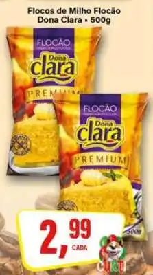 Rede Supermarket Flocos de Milho Flocão Dona Clara oferta