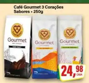 Rede Supermarket Café Gourmet 3 Corações Sabores oferta