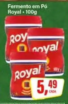 Rede Supermarket Fermento em Pó Royal oferta