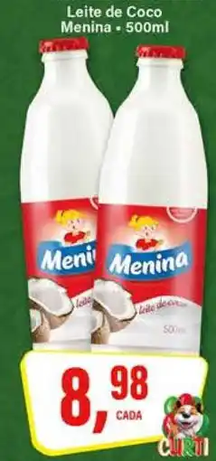 Rede Supermarket Leite de Coco Menina - 500ml oferta