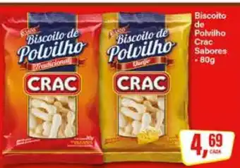Rede Supermarket Biscoito de Polvilho Crac Sabores oferta