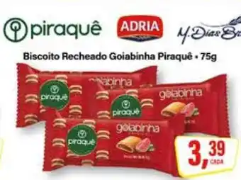 Rede Supermarket Biscoito Recheado Goiabinha Piraquê oferta