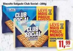Rede Supermarket Biscoito Salgado Club Social oferta