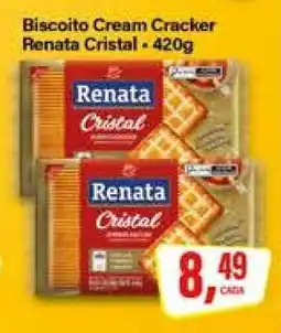 Rede Supermarket Biscoito Cream Cracker Renata Cristal oferta
