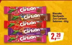 Rede Supermarket Biscoito Recheado Zoo Cartoon oferta