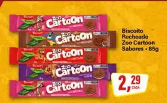 Rede Supermarket Biscoito Recheado Zoo Cartoon oferta