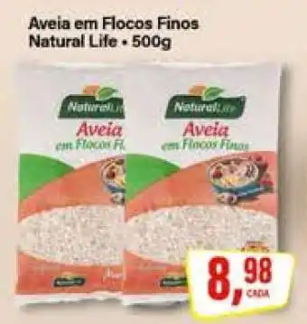 Rede Supermarket Aveia em Flocos Finos Natural Life oferta