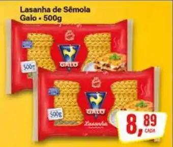 Rede Supermarket Lasanha de Sêmola Galo oferta