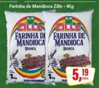 Rede Supermarket Farinha de Mandioca Zille oferta