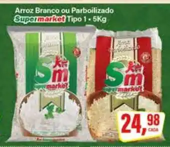 Rede Supermarket Arroz Branco ou Parboilizado oferta