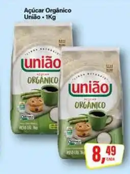 Rede Supermarket Açúcar Orgânico União oferta