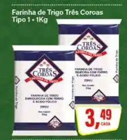 Rede Supermarket Farinha de Trigo Três Coroas oferta