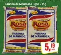 Rede Supermarket Farinha de Mandioca Rosa oferta