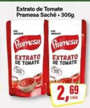 Rede Supermarket Extrato de Tomate Pramesa Sachê oferta