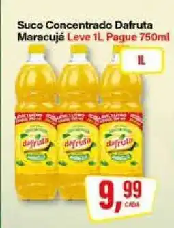 Rede Supermarket Suco Concentrado Dafruta Maracujá oferta