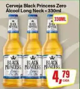 Rede Supermarket Cerveja Black Princess Zero Álcool Long Neck oferta