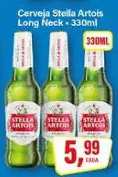 Rede Supermarket Cerveja Stella Artois Long Neck - 330ml oferta