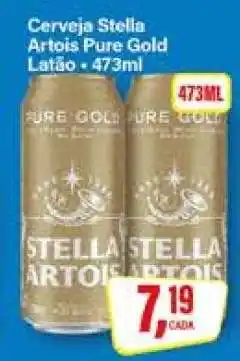 Rede Supermarket Cerveja Stella Artois Pure Gold oferta