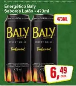 Rede Supermarket Energético Baly Sabores Latão oferta