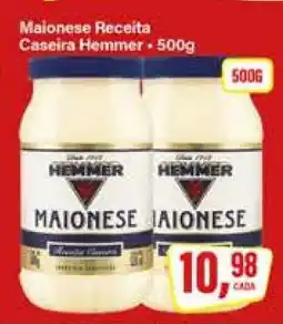 Rede Supermarket Maionese Receita Caseira Hemmer - 500g oferta