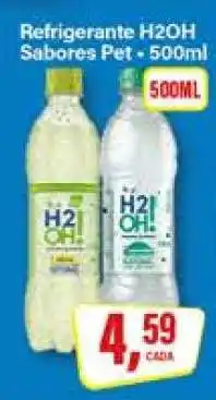 Rede Supermarket Refrigerante H2OH Sabores Pet oferta