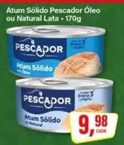 Rede Supermarket Atum Sólido Pescador Óleo ou Natural Lata oferta