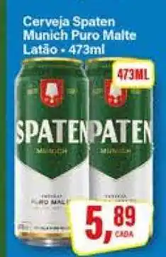 Rede Supermarket Cerveja Spaten Munich Puro Malte oferta