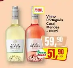Rede Supermarket Vinho Português Casal Mendes oferta