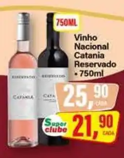 Rede Supermarket Vinho Nacional Catania Reservado oferta
