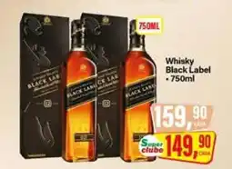 Rede Supermarket Whisky Black Label oferta